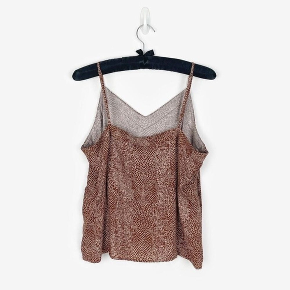 A New Day Animal Print Cami Size XXL Brown Plus Size Casual Earth Girl Summer - Picture 2 of 11